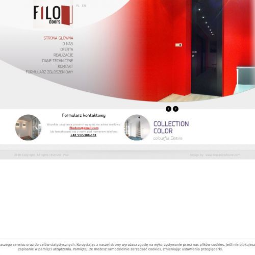 Kaseta do drzwi przesuwnych