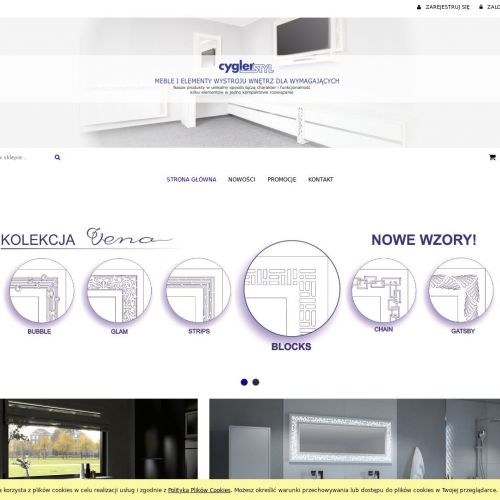 Podświetlane lustro do salonu