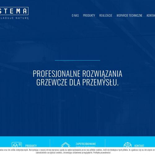 Nagrzewnica wodna przemysłowa