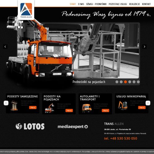 Podnośnik koszowy na gąsienicach