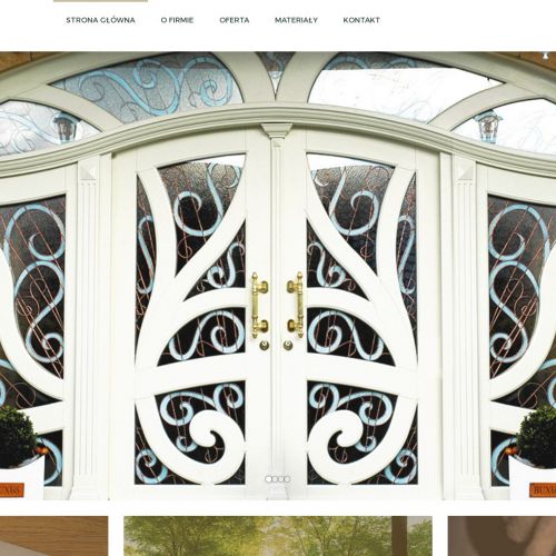 Drzwi zewnętrzne drewniane dębowe