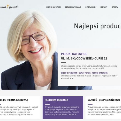 Gliwice - peruka naturalna