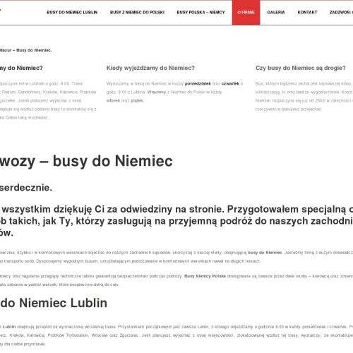 Busy do niemiec w Opolu