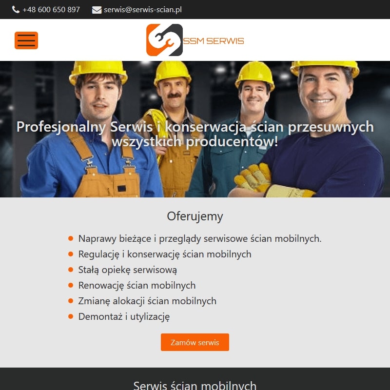 Katowice - regulacja ścian mobilnych