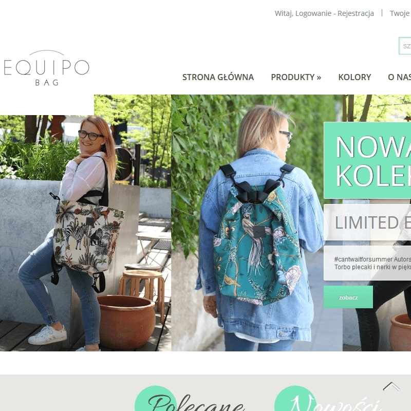 Kobiecy plecak foto w Poznaniu