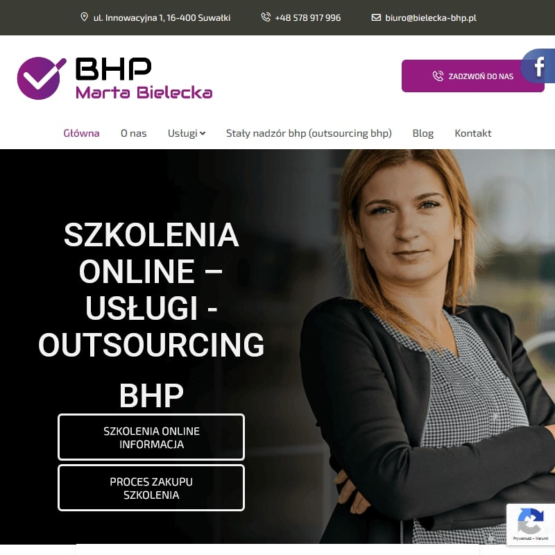 Internetowy kurs bhp - Warszawa