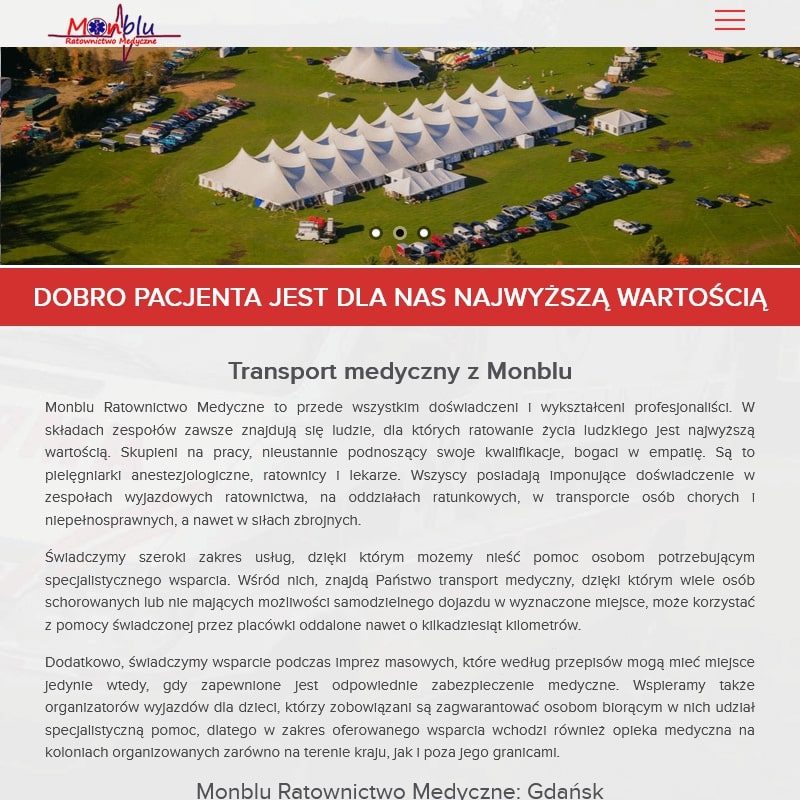 Transport medyczny trójmiasto