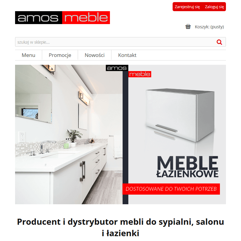 Wrocław - szafka rtv stojąca połysk