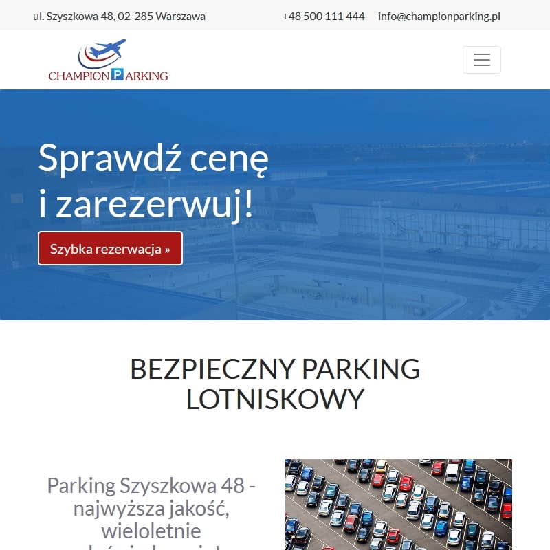 Okęcie parking