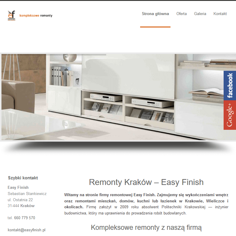 Wieliczka - wykańczanie wnętrz