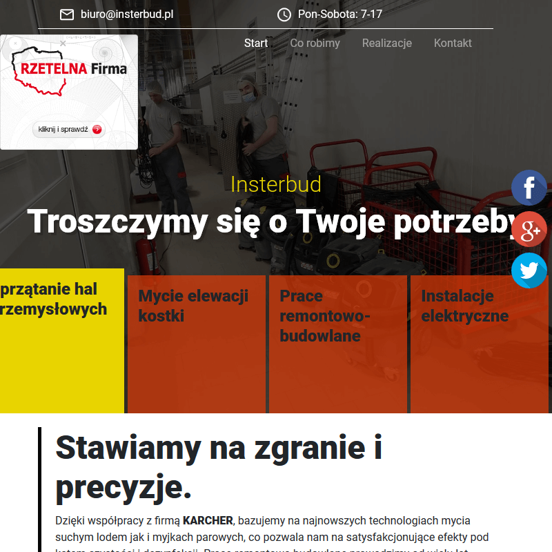 Sprzątanie hal magazynowych myjnią parową