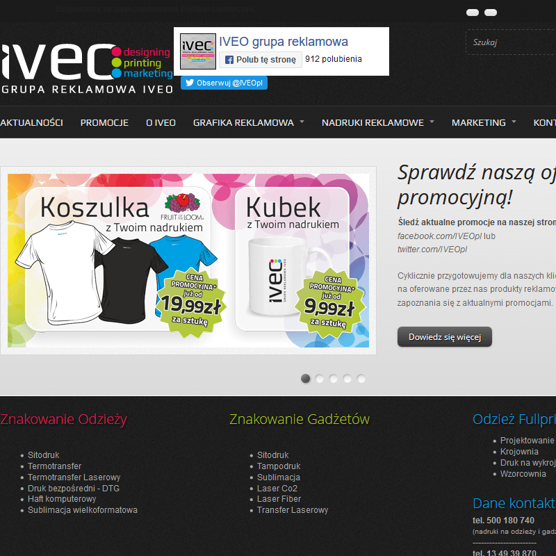 Nadruki na odzież dla firm w Jaśle