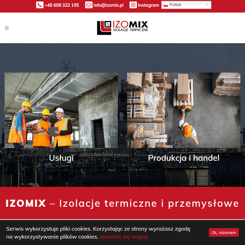 Izolacje termiczne rur - Warszawa