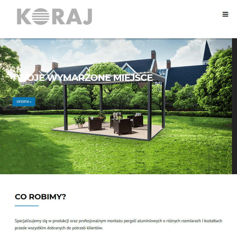 Pergola z zadaszeniem