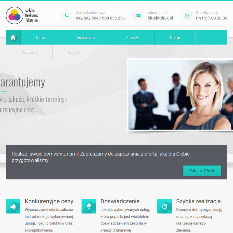 Nadruk na tekstyliach w Łodzi