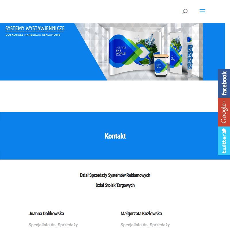 Ścianki wystawnicze