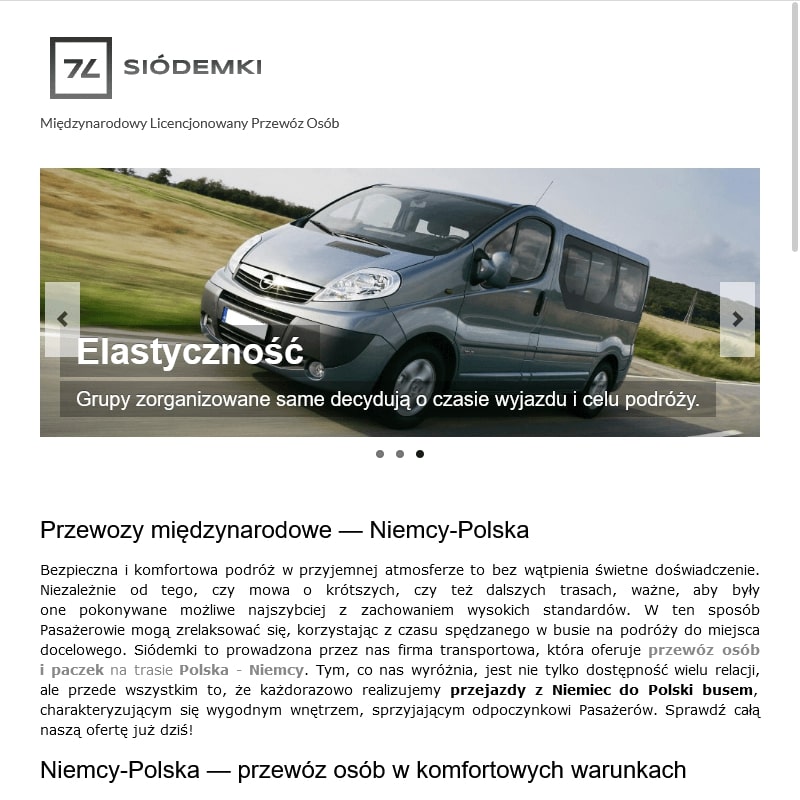 Niemcy polska przewóz osób