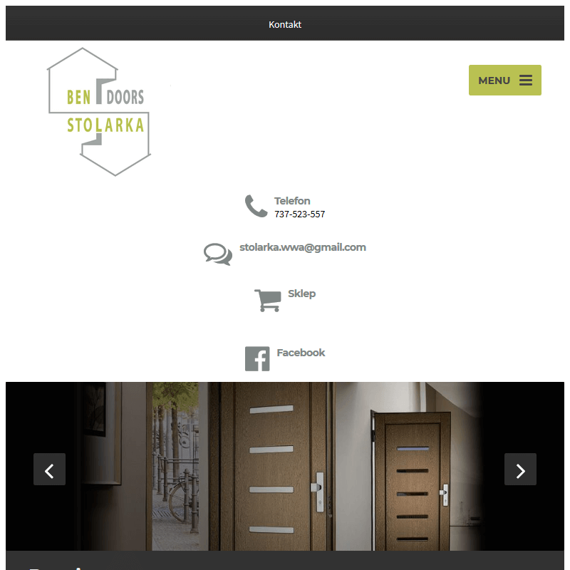 Drzwi wewnętrzne drewniane - Warszawa