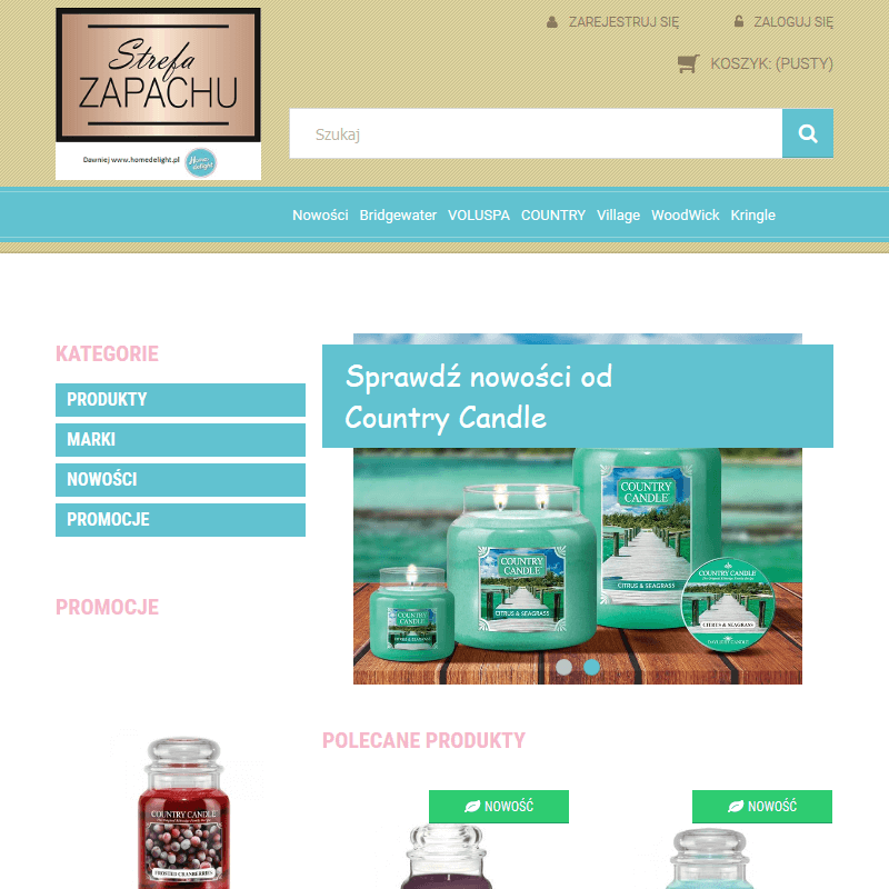 Świece zapachowe w szkle - Wieluń