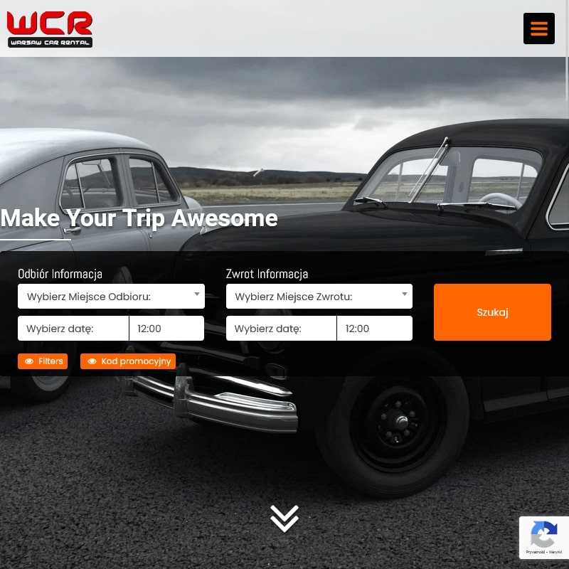 Wynajem auta warszawa chopin